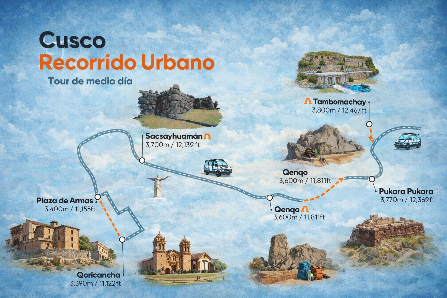 Mapa del Tour